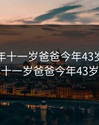 小芳今年十一岁爸爸今年43岁，小芳今年十一岁爸爸今年43岁小说