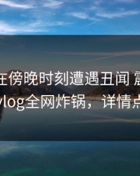 圈内人在傍晚时刻遭遇丑闻 震惊，糖心vlog全网炸锅，详情点击