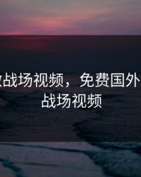 B站刺激战场视频，免费国外b站刺激战场视频